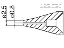 Hakko - Odpájecí hrot N60-01