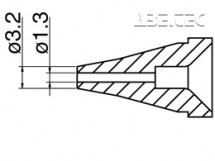 Hakko - Odpájecí hrot N60-03