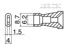 Hakko - Odpájecí hrot N60-09