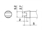 Hakko - Odpájecí hrot T15-R27 -2,7R