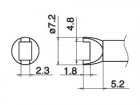 Hakko - Odpájecí hrot T15-R48 -4,8R
