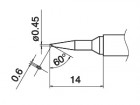 Hakko - Pájecí hrot T15-SBCO4 -0,4SBC
